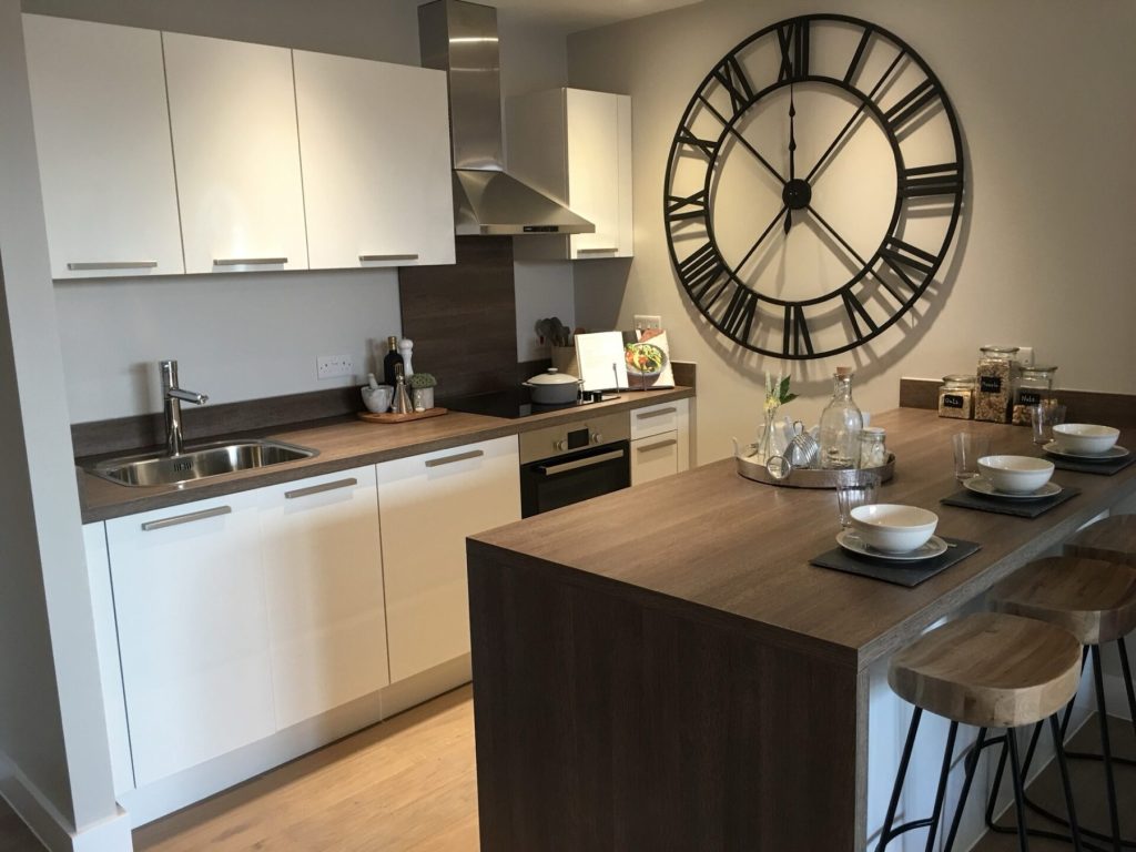 Elevation of the new and refurbished homes at Treglos